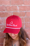 Red & White Athletic Roper Hat