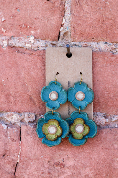 Double Flower Earrings