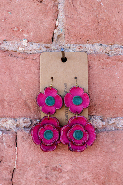 Double Flower Earrings