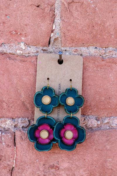 Double Flower Earrings