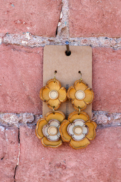Double Flower Earrings