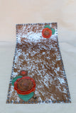 12 x 25 Cowhide Centerpiece